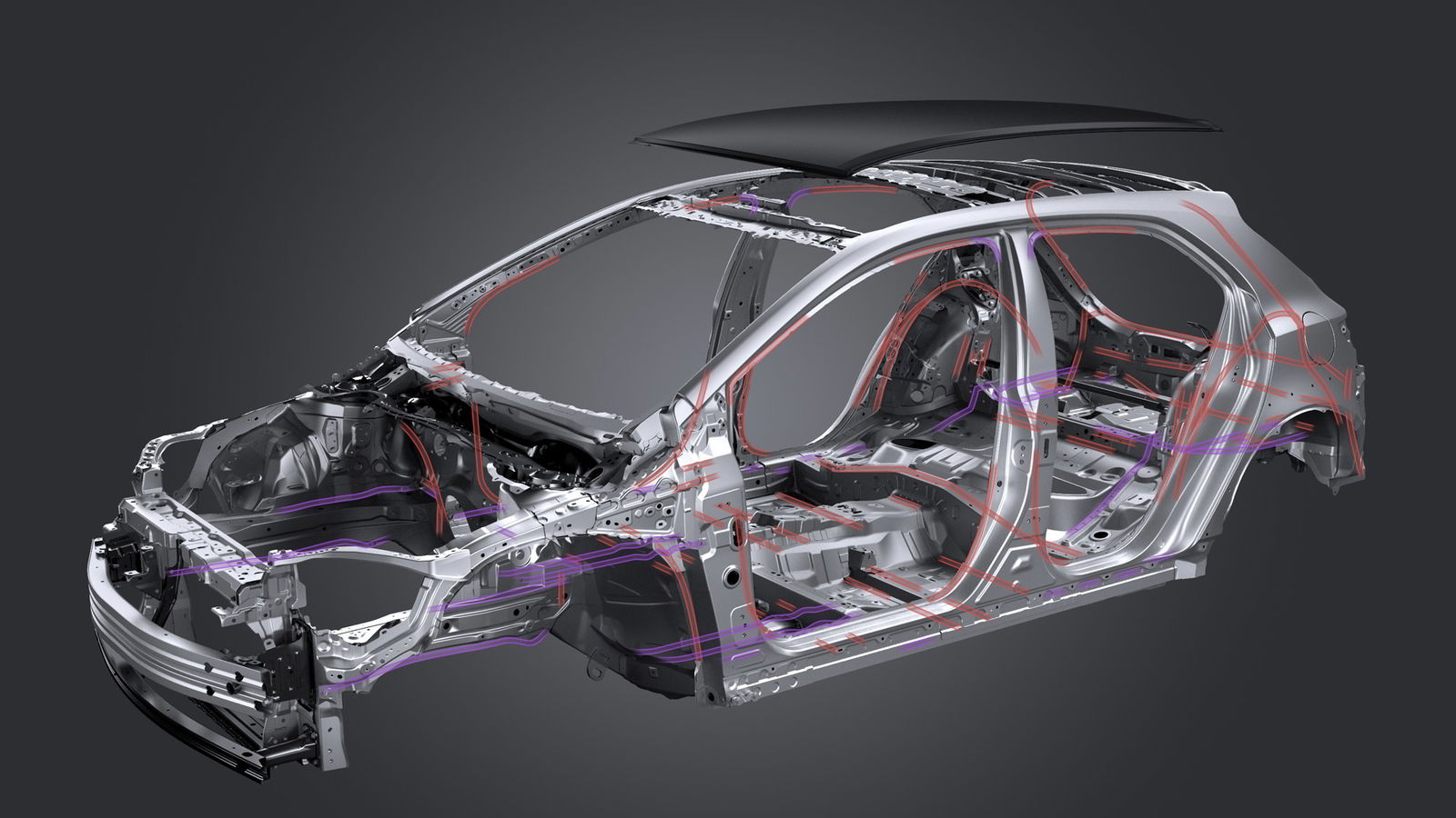 Toyota GR Corolla - structural adhesive diagram