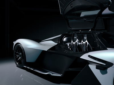 Daniel Ricciardo's Aston Martin Valkyrie - doors up