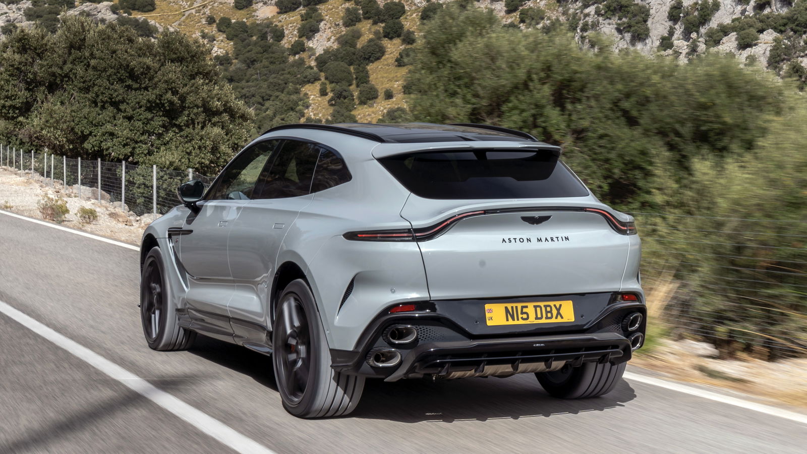 Aston Martin DBX S - rear, driving