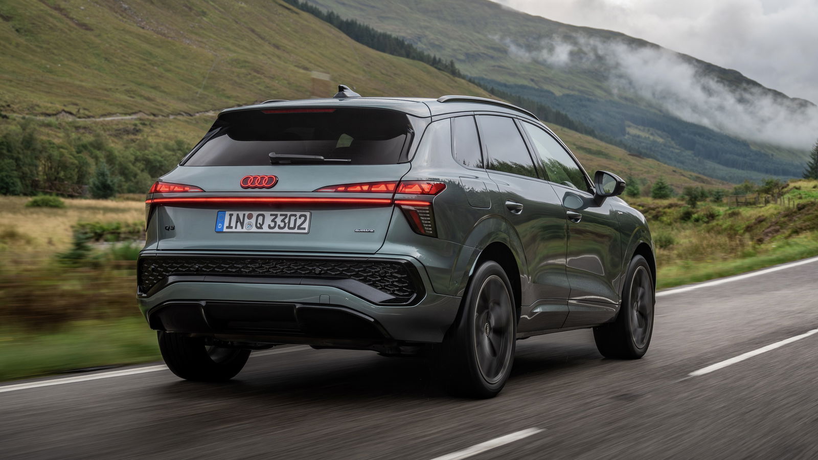 2025 Audi Q3 - rear, driving