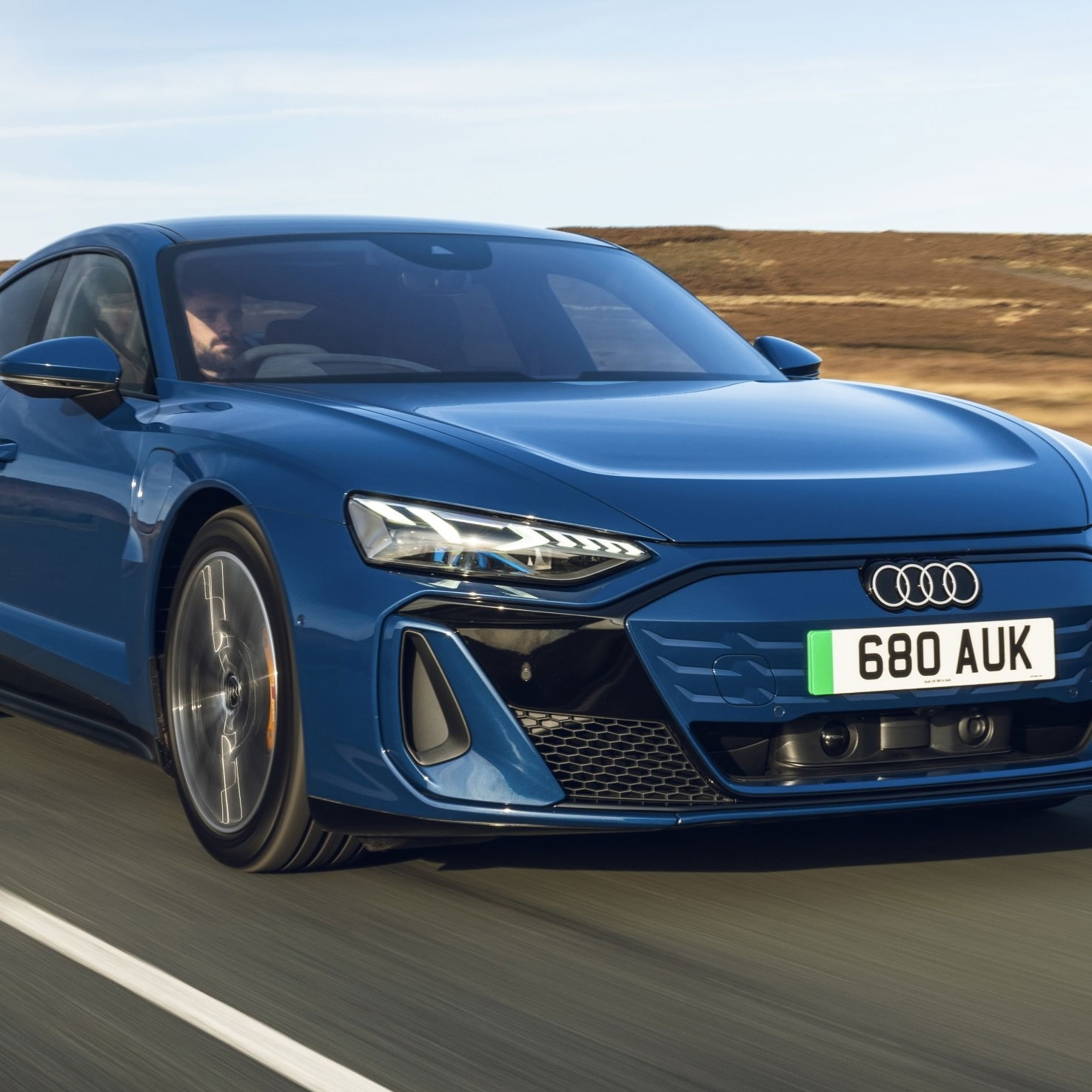 Audi S E-Tron GT - front, driving