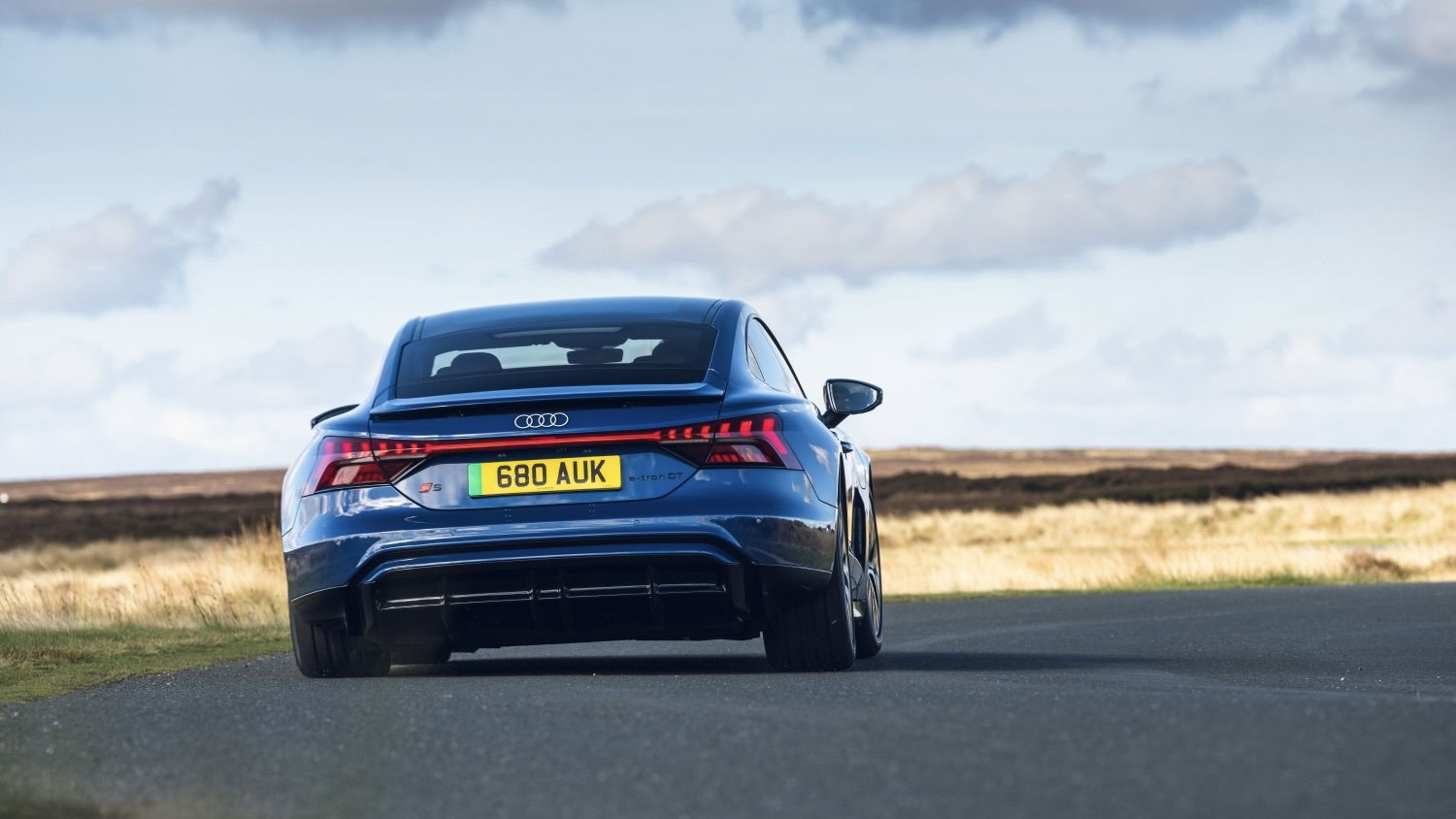 Audi S E-Tron GT - rear, driving