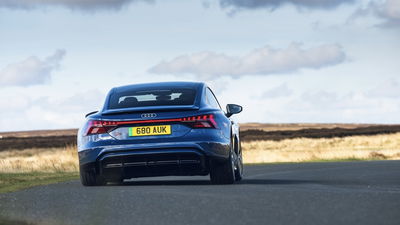 Audi S E-Tron GT - rear, driving