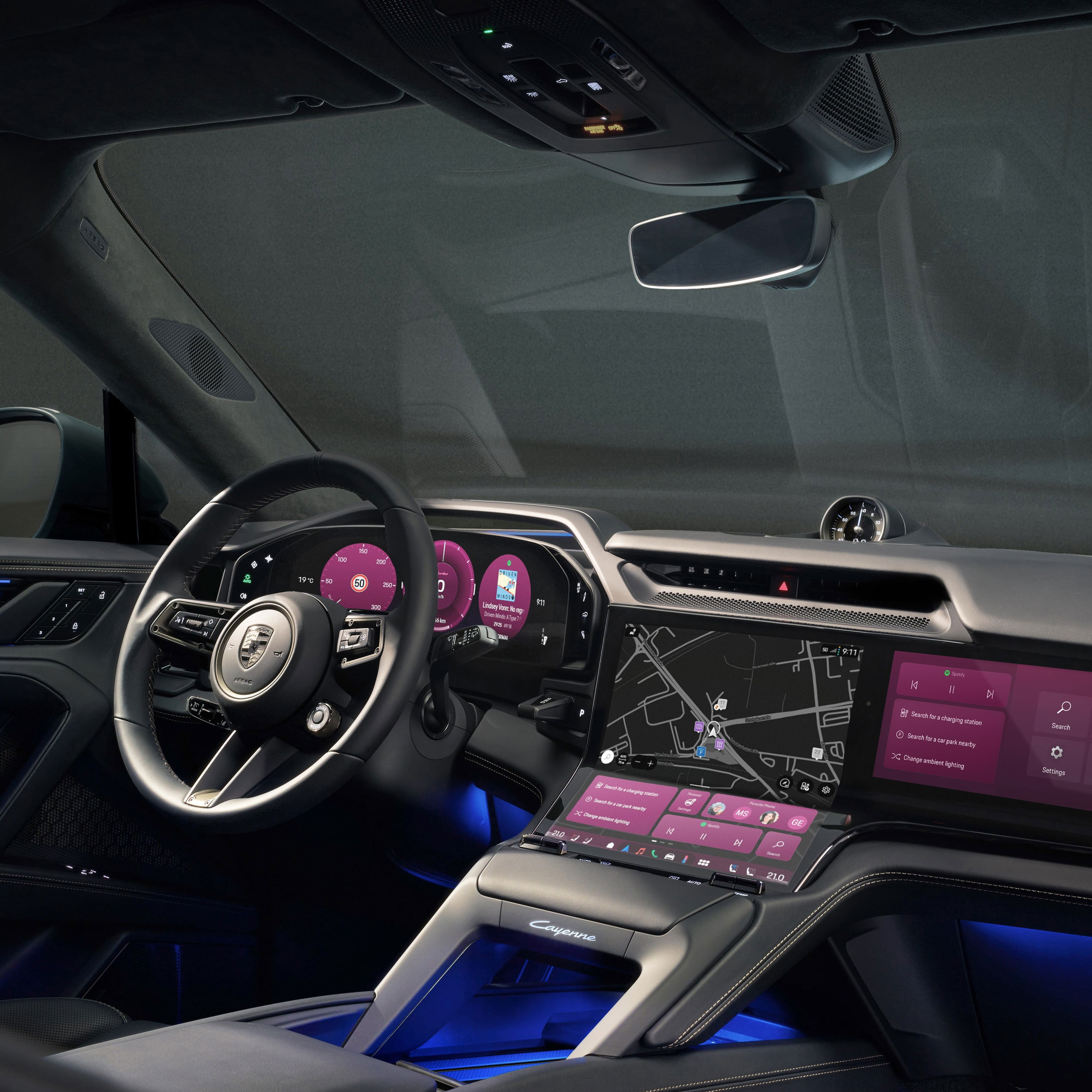 Porsche Cayenne EV - interior
