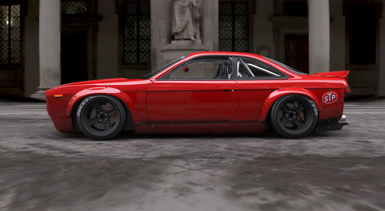 Make Your Nissan 200SX Look Like A Retro Muscle Car With This Awesome Rocket Bunny Body Kit