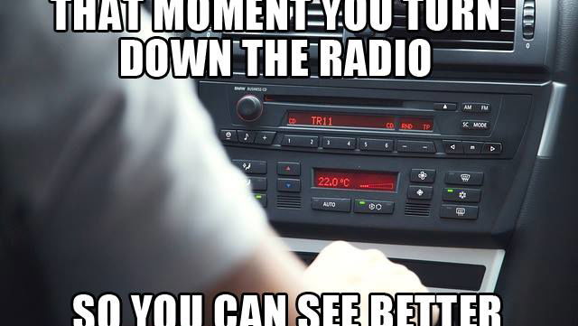How Turning The Stereo Down When You Park Makes You 'See' Better