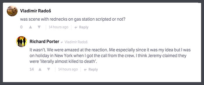 Former Top Gear Script Editor Richard Porter Reveals All In This Brilliant CT AMA 
