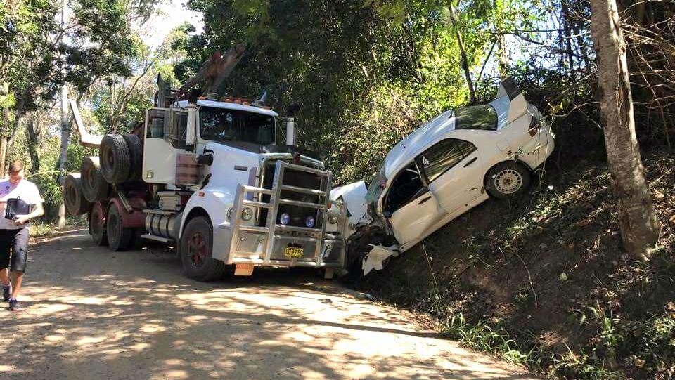 This WRC Driver Had A Head-On Collision With A Truck During A Rally Recce
