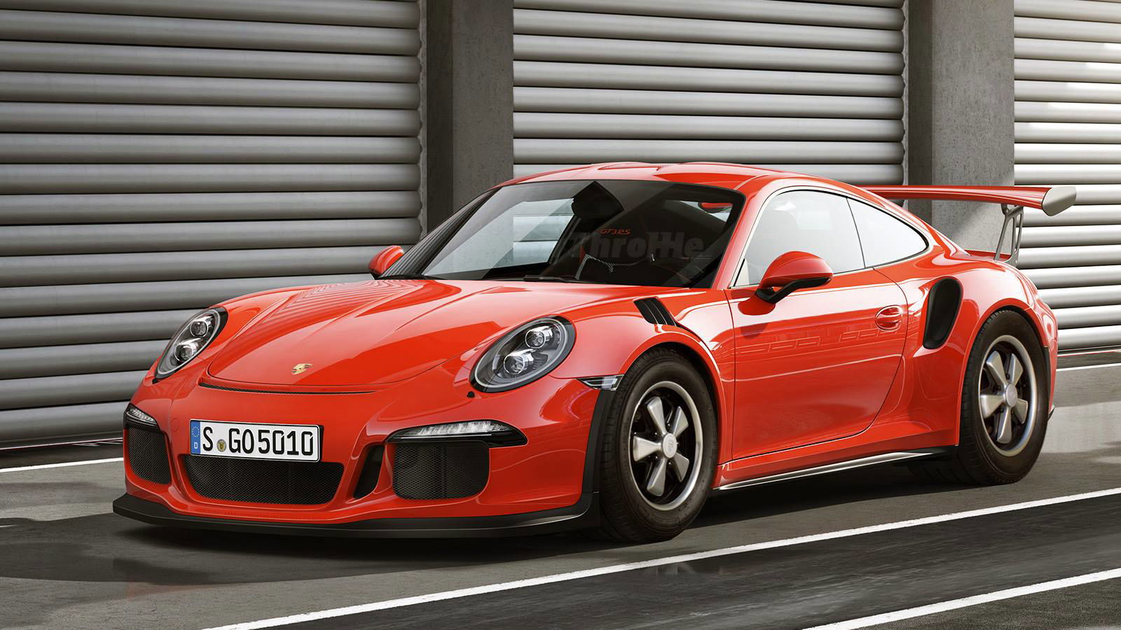 There was only one set of wheels we could sit the GT3 RS on, and that's the iconic 'five-leaf' Fuchs wheels from classic 911s.