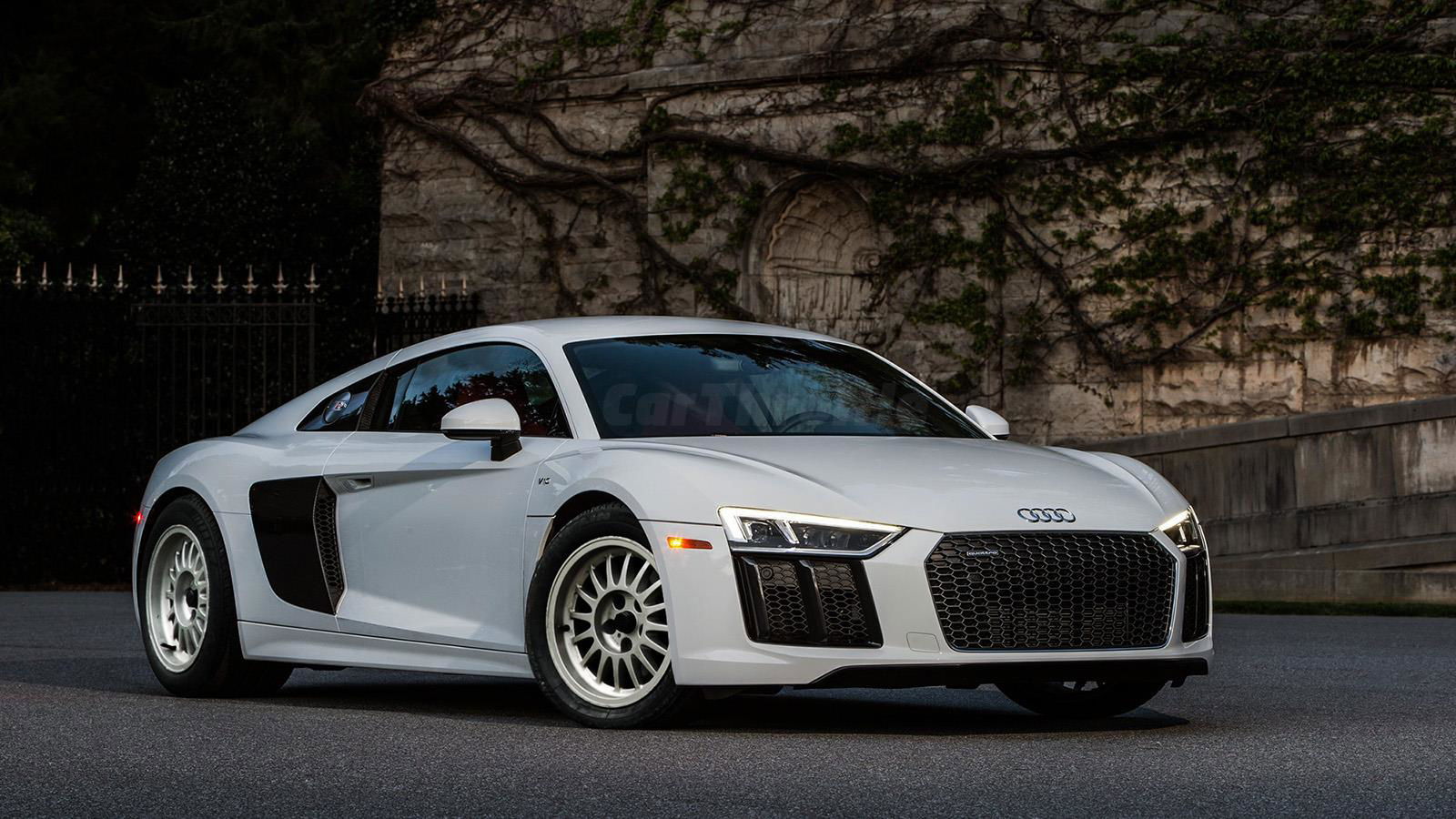 The new Audi R8's styling slightly box-ified the original supercar's styling, so it only seemed apt that we fit the wheels from the most iconic of all boxy cars, the Audi Quattro.