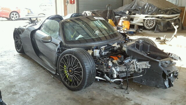 You Can Pick Up A Porsche 918 Spyder Really Cheap If You Don't Mind It Being Smashed To Pieces