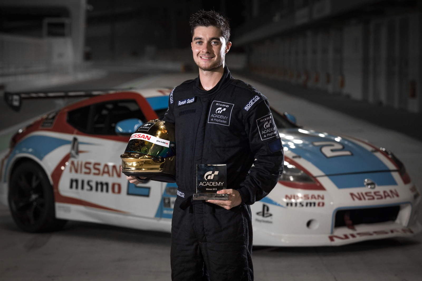 Romain Sarazin, 2015 European GT Academy winner!