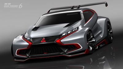 Mitsubishi's Insane Evo Vision Gran Turismo Is As Wide As It Is Rude