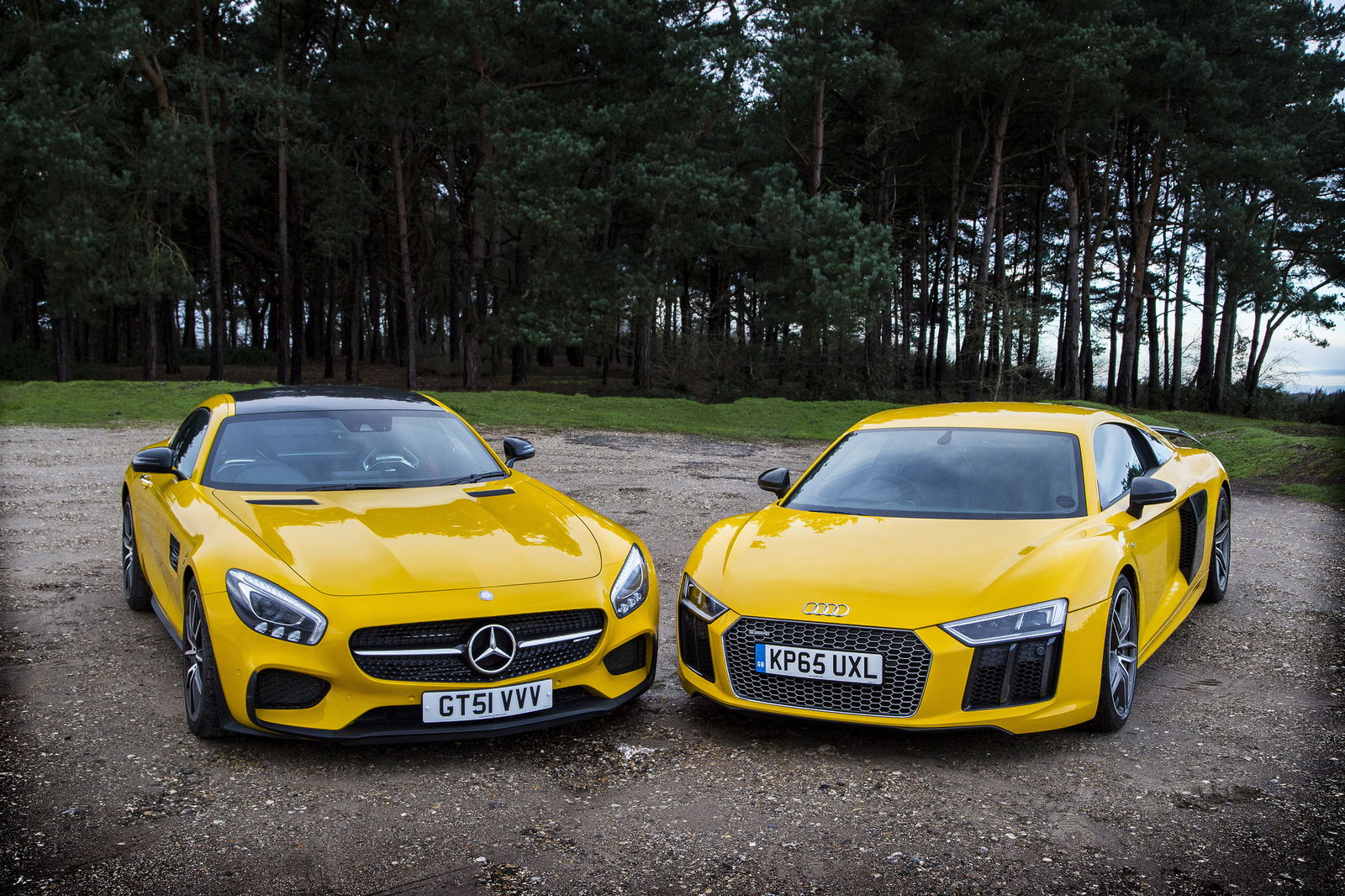 R8 Battering Ram Vs AMG GT S Sex Bomb: Which Supercar Banana Achieves Driving Nirvana?