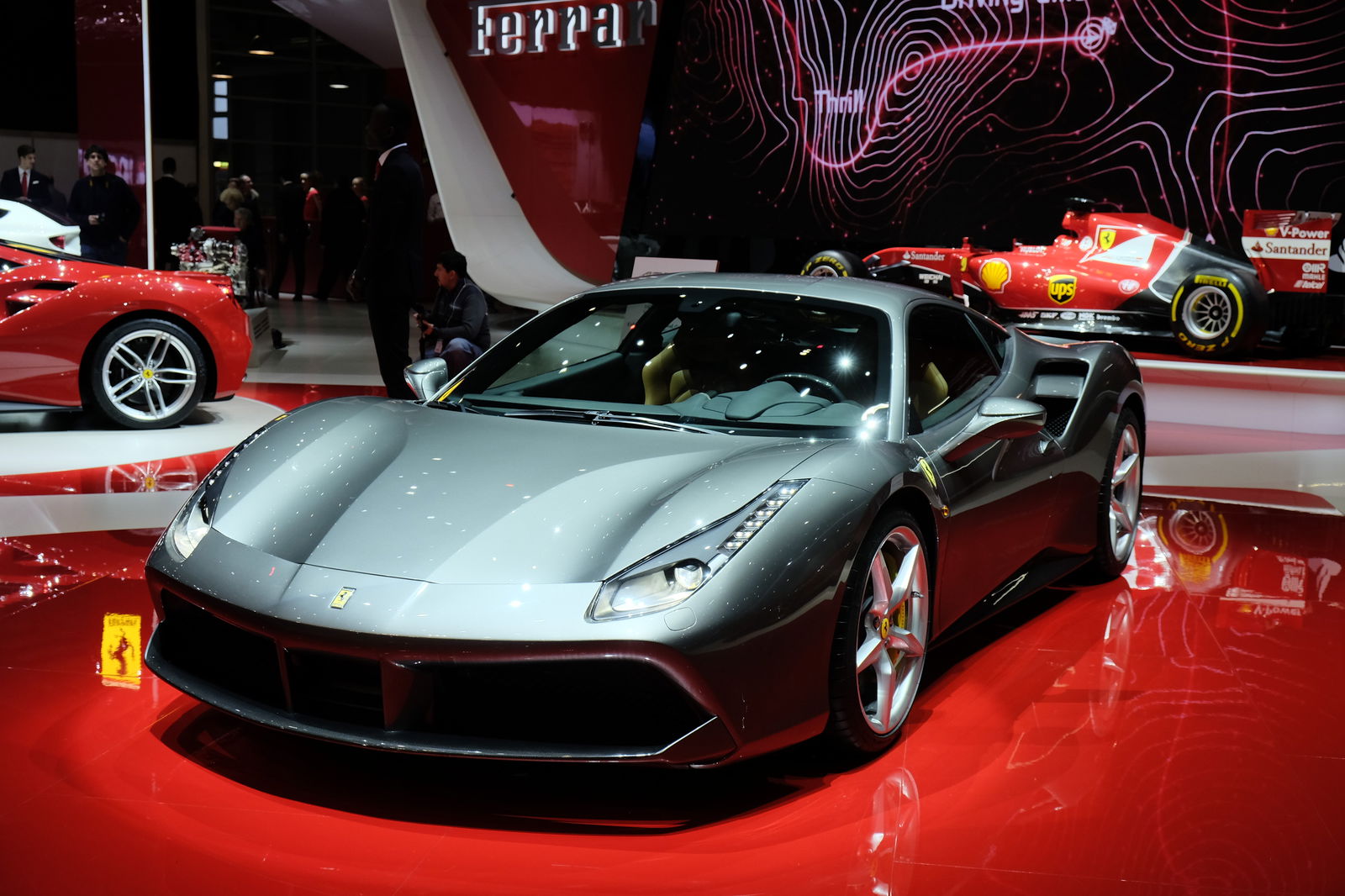 Ferrari's mid-engined 458 has evolved into the 488, with a new turbocharged engine and restyled exterior