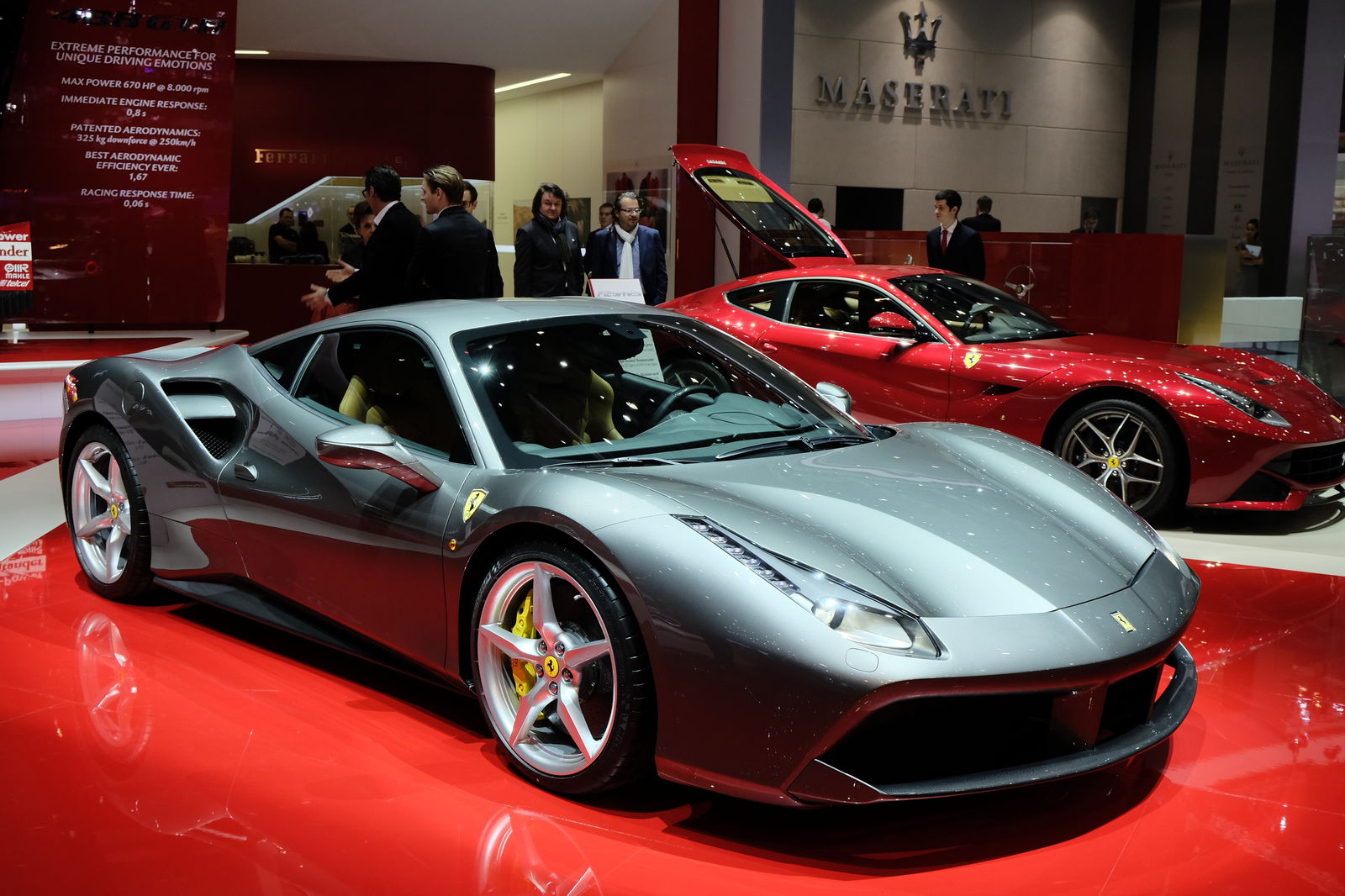 0-62mph takes 3.0sec; 0-124mph takes 8.3sec; 208mph