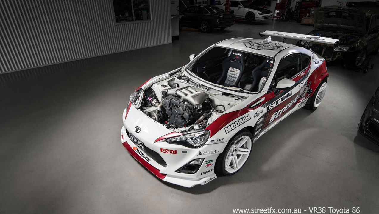 A 4.1-Litre R35 V6 Engine Transplant Makes This The World's Maddest Toyota GT86