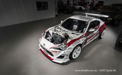 A 4.1-Litre R35 V6 Engine Transplant Makes This The World's Maddest Toyota GT86