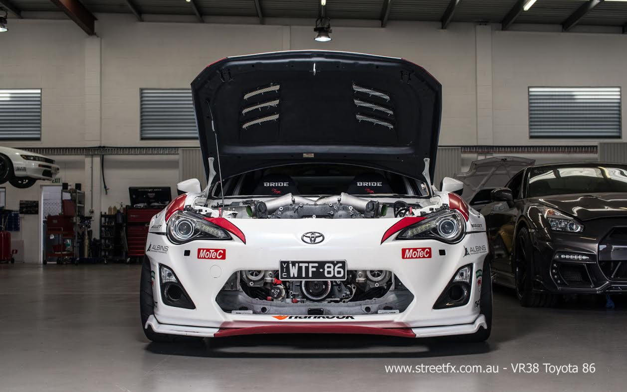 A 4.1-Litre R35 V6 Engine Transplant Makes This The World's Maddest Toyota GT86