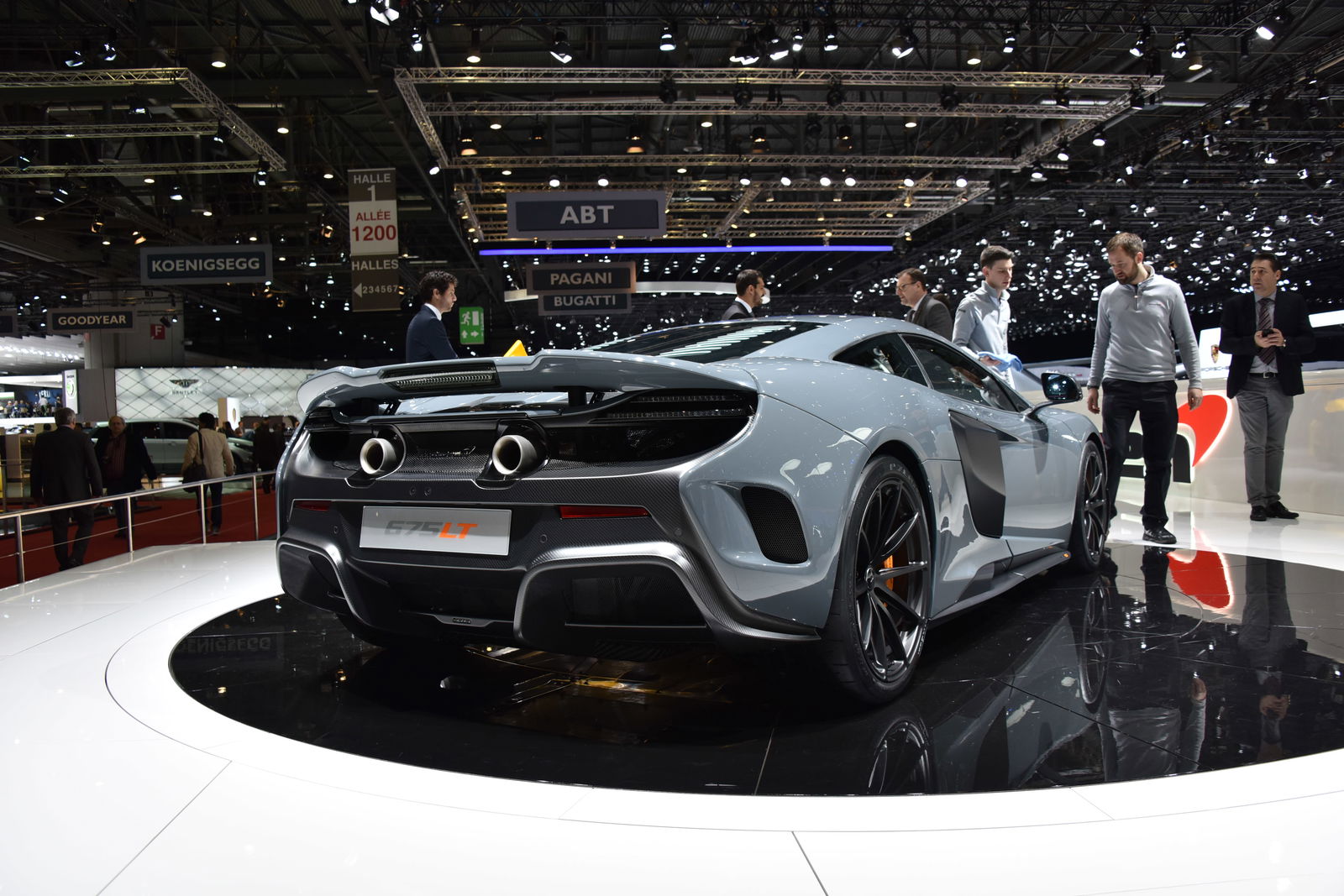 The car’s active airbrake is 50 per cent larger than on the 650S