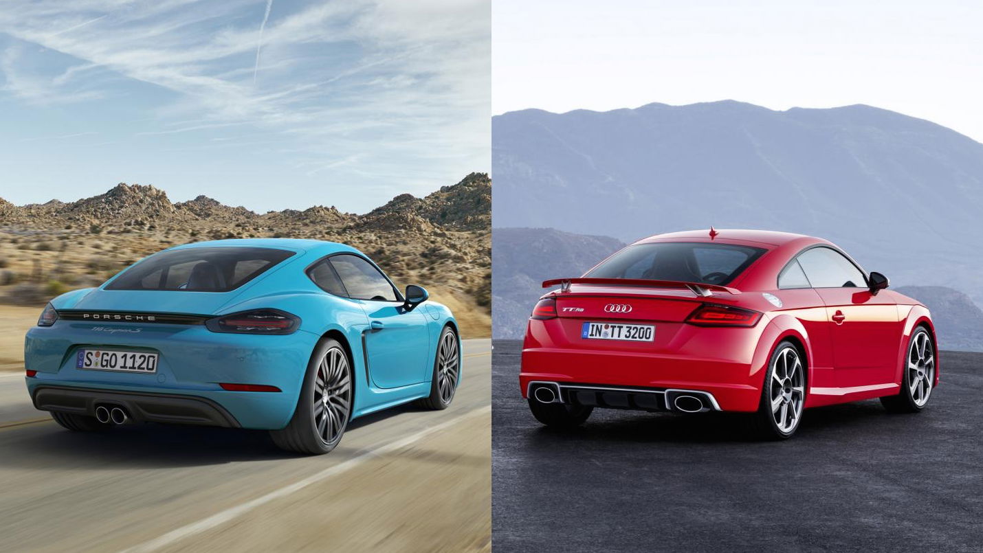 Porsche 718 Cayman S Vs Audi TT RS: Which Gets Your Vote?
