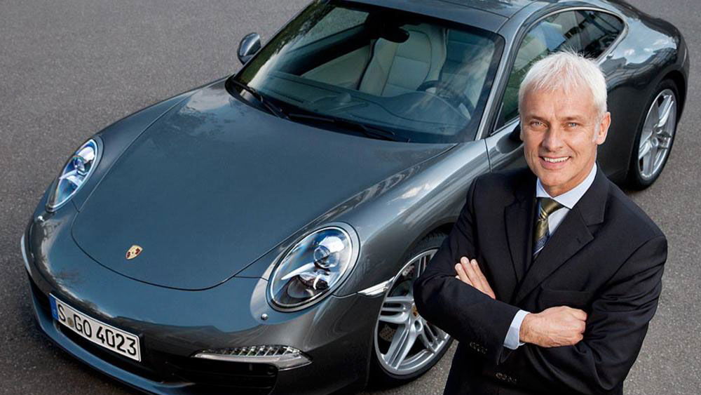 Porsche Boss Matthias Müller Is New CEO Of VW Group