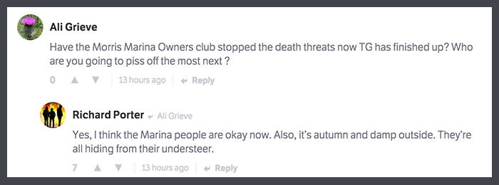 Former Top Gear Script Editor Richard Porter Reveals All In This Brilliant CT AMA 