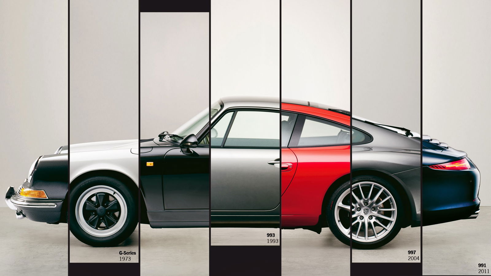 The Evolution Of The Porsche 911 In One Awesome Picture 