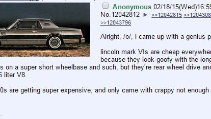 4chan Has Redesigned The Lincoln Continental MkVI And The Results Are Brilliant