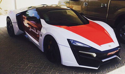 Abu Dhabi Cops Have Just Added A Lykan HyperSport To Their Supercar Fleet