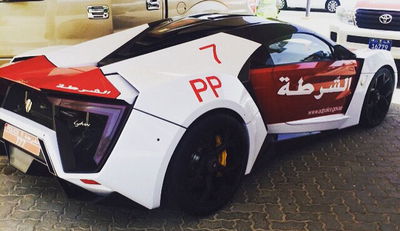 Abu Dhabi Cops Have Just Added A Lykan HyperSport To Their Supercar Fleet