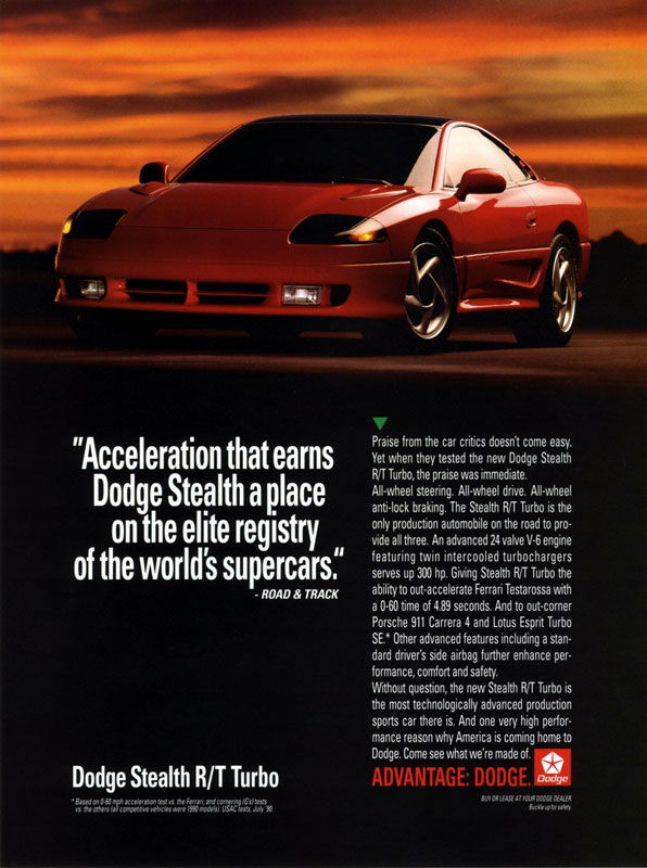 Here Are Two Dodge Stealth R/T Turbos At The Extremes Of The Buying Spectrum