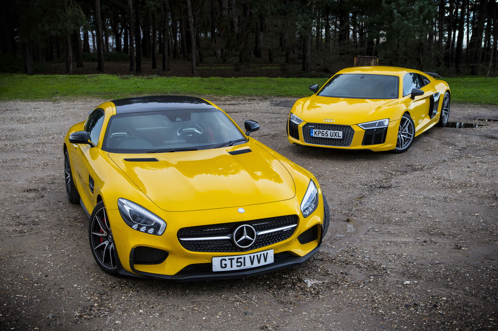 R8 Battering Ram Vs AMG GT S Sex Bomb: Which Supercar Banana Achieves Driving Nirvana?