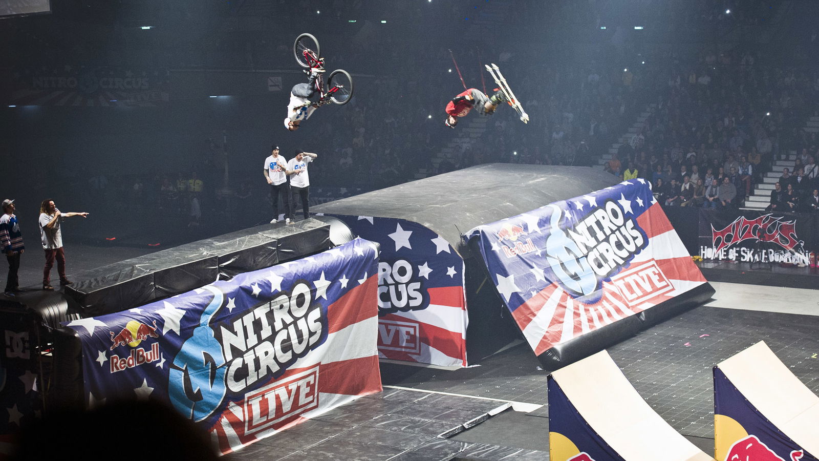Two Stuntmen Injured During Wild Four-Person Backflip Stunt