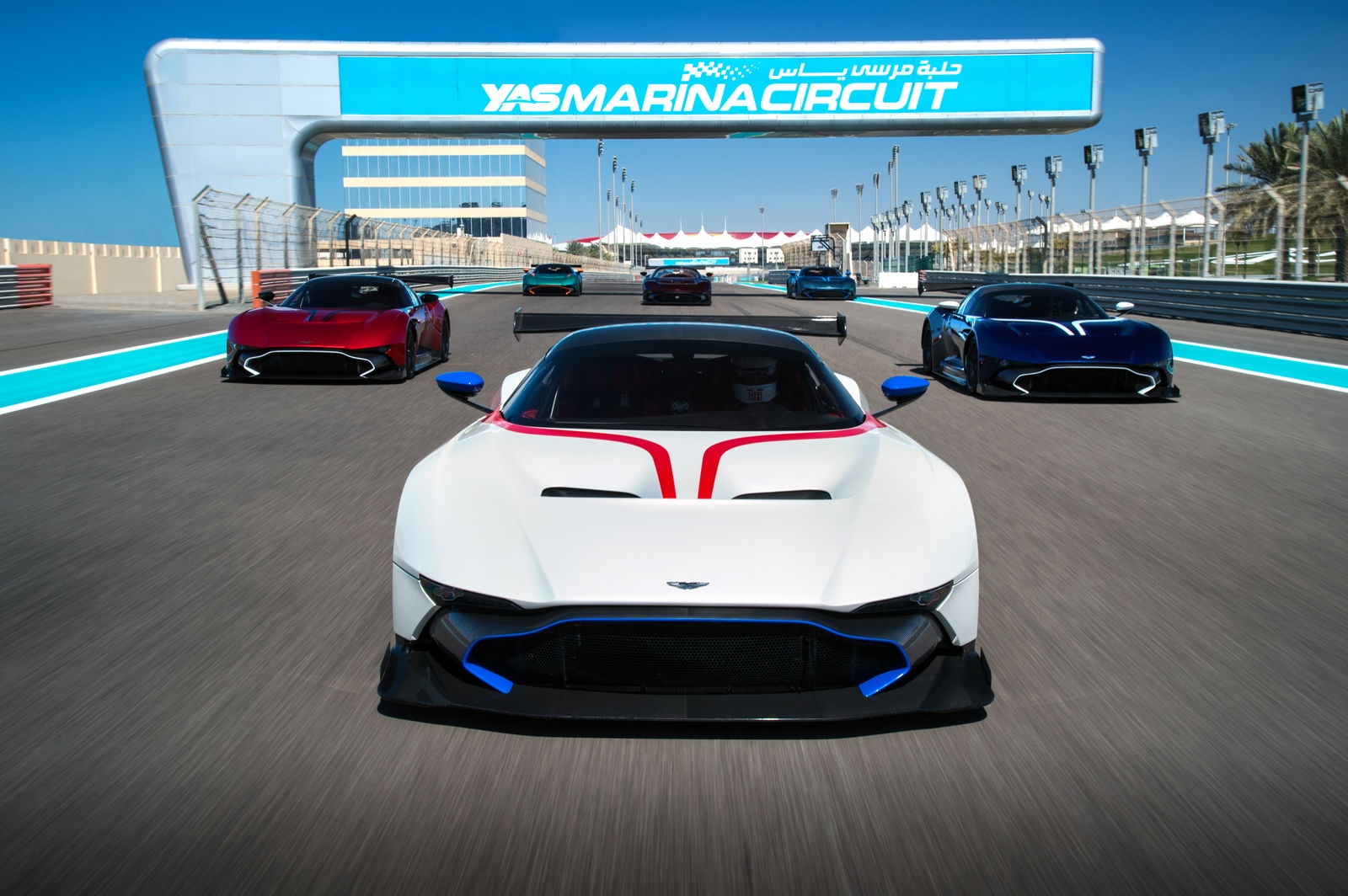 Aston Martin Vulcan Owners Were Taught How To Tame Their 800bhp Beasts At Yas Marina