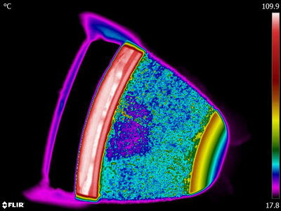 Vauxhall Astra brake disc close-up 2