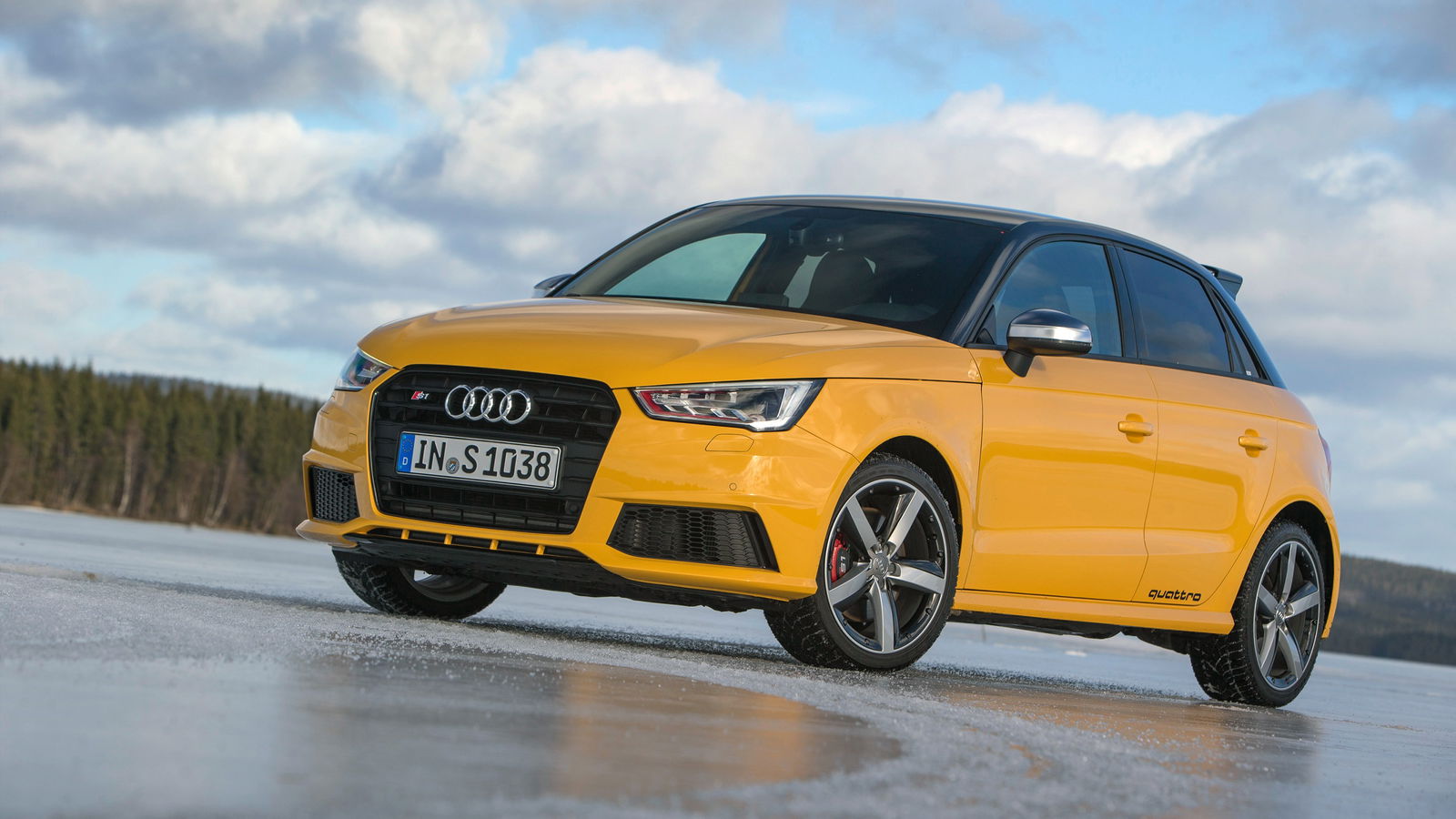 Here's A Monstrous Little Audi S1 To Brighten Up Your Desktop