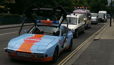 Here's Jeremy Clarkson Looking Grumpy In A Porsche 944 Ambulance