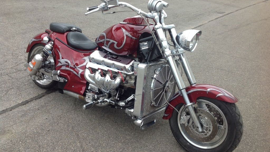 This 500bhp V8 Motorcycle Is A Two-Wheeled Muscle Car