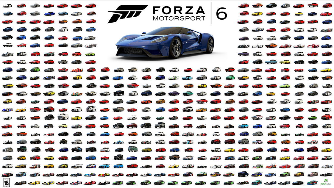 Here's Every Car You Can Drive In Forza 6