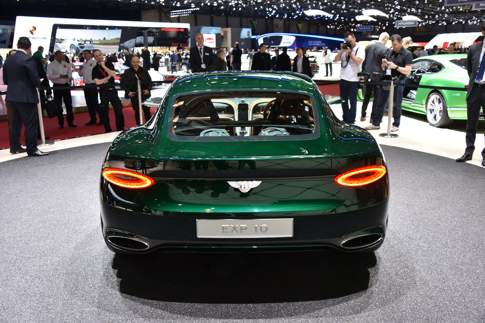 The concept car uses a hybrid system