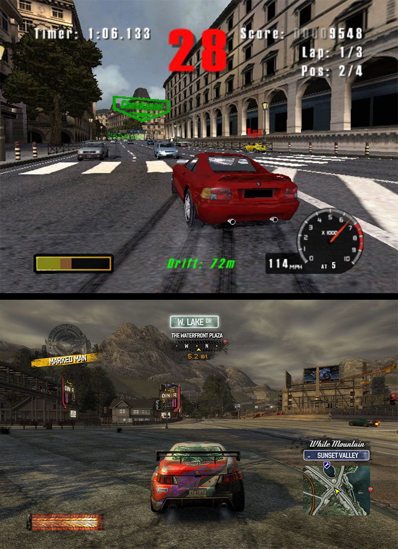 9 Of Your Favourite Racing Games Compared To Their Retro Counterparts