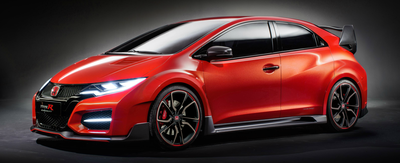 The Civic Sport gets soft, sporty styling, inspired by the Type R Concept