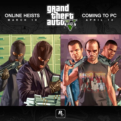 Awesome GTA Online Heists Start Soon, While PC Launch Gets Delayed Again