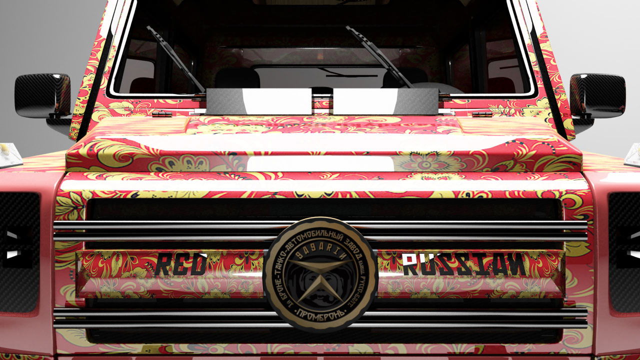 The Putin-Inspired G63 AMG 6x6 'Red Russian' By Dartz Is The Craziest Military Vehicle In The World