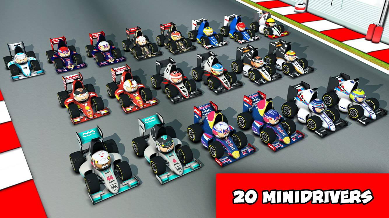 Hilarious And Free MiniDrivers F1 Racing Game Out Now 