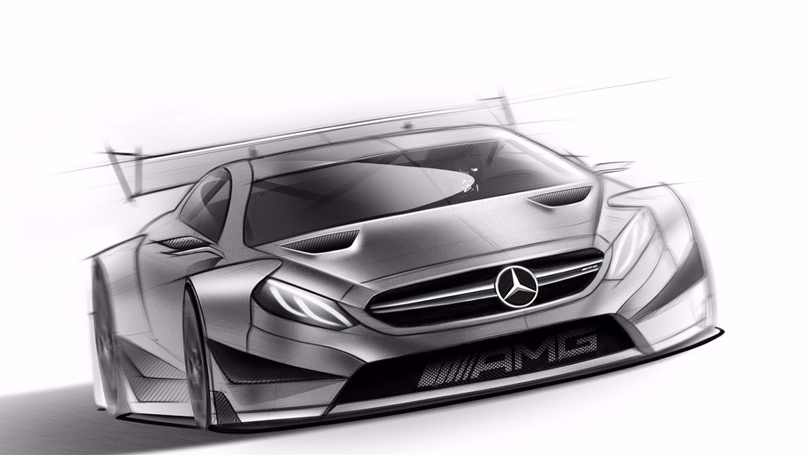 If This Is Anything To Go By, Next Year's Mercedes DTM Car Will Be Sexy As Hell