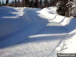 10 Epic Gifs Of Rally Drifts And Jumps In The Snow