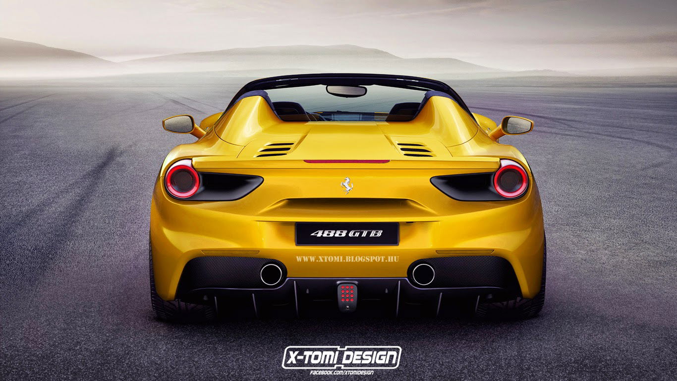 Here's How Hot The Ferrari 488 GTB Spider Could Look