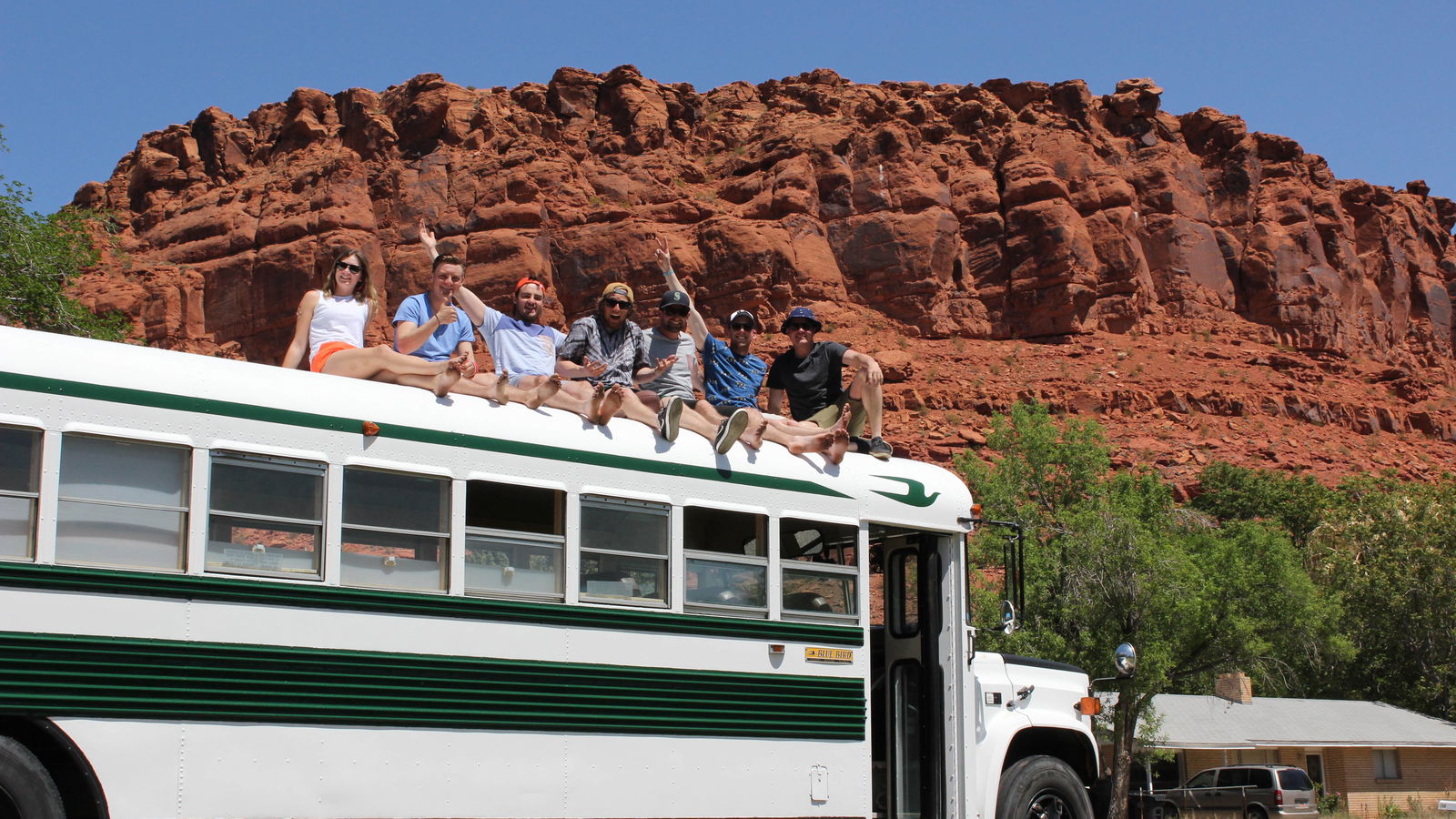 These Australians Converted A School Bus Into An RV For The Ultimate US Road Trip